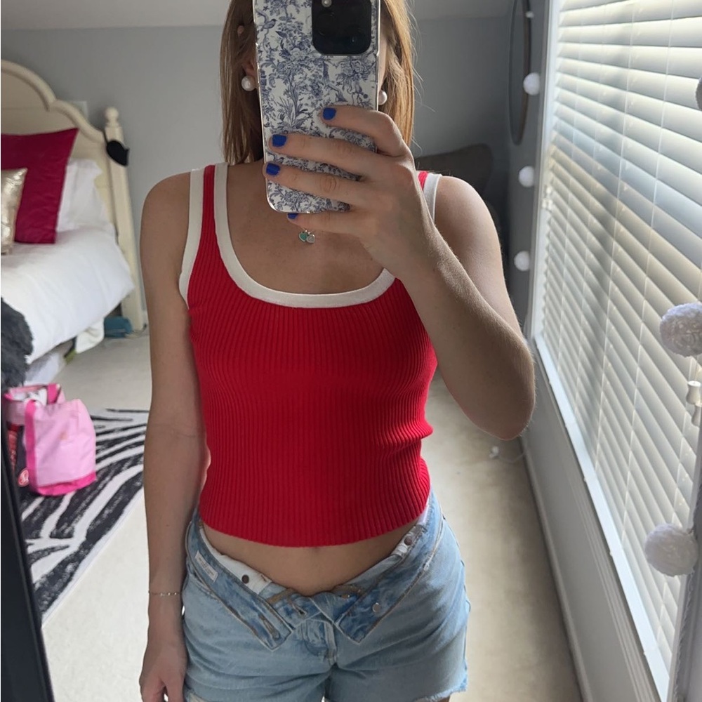 Knit tank top